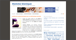 Desktop Screenshot of homme-bionique.com